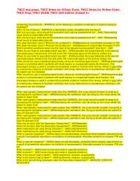 TNCC test prepa, TNCC Notes for Written Exam, TNCC Notes for Written Exam, TNCC Prep, TNCC
