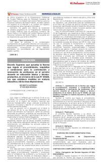 Norma de contrato docente
