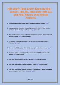 Construction Safety Exam: Jointer, Table Saw, and Safety Practices
