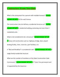 Contractors Exam Prep Guide: Ace Your Test with Premium Q&A