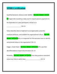 SPHR Certification Proven Practice Questions & Expert Solutions