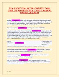 Real Estate Exam Prep: 400+ Questions & Answers for A+ Success