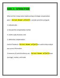 HRCI: SPHR/PHR Ultimate Exam Prep Guide: Ace Your Test with Premium Q&A