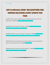 AFIP Certification EXAM 500 QUESTIONS AND VERIFIED SOLUTIONS LATEST UPDATE THIS YEAR.pdf