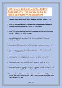 Construction Safety Quiz: Tool Safety and Hazard Prevention