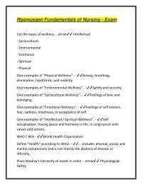 Rasmussen Fundamentals of Nursing - questions and  correct answers 2025/2026