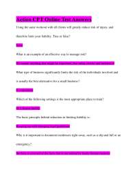 Action CPT Online Test Answers