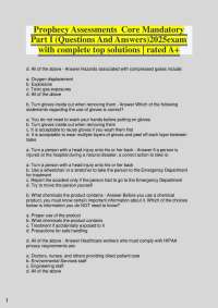 Prophecy Assessments Core Mandatory    Part I (Questions And Answers)2025exam    with comp