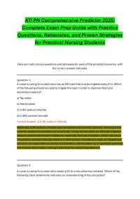 A.T.I PN Comprehensive Predictor 2025: Complete Exam Prep Guide with Practice Questions