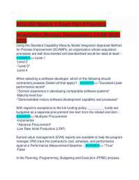 ACQ 202 Module 2 Exam Part II Planning  Acquisition Strategy Development EXAM 2024-  2025