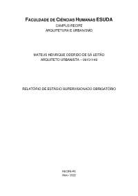 Relatório - Estágio Supervisionado 2