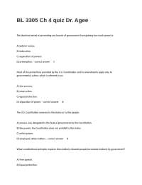 BL 3305 Ch 4 quiz Dr. Practice Exam Questions And Well Defined Answers