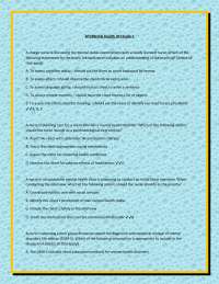 ATI Mental Health ATI Exam 1