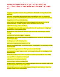 MYASTHENIA GRAVIS NCLEX AND ANSWERS LATEST VERSION 2025 VERIFIED RATIONALE GRADED A+.pdf