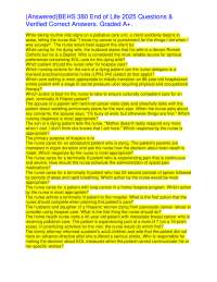 BEHS 380 End of Life 2025 Questions & Verified Correct Answers1...pdf
