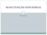 MANUTENÇÃO INDUSTRIAL