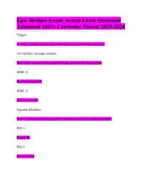 Epic Bridges Exam Questions and Answers 2025-2026