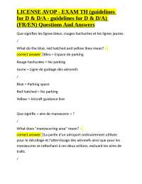 AVOP Exam Questions and Answers: Airside Vehicle Operations Guide
