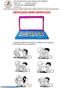 Atividade Ensino Religioso