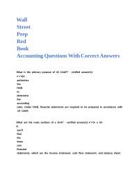 Accounting Questions and Answers: Mastering Financial Statements