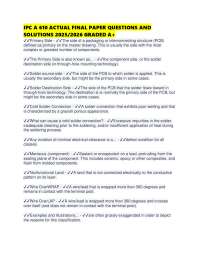 IPC A 610 ACTUAL FINAL PAPER QUESTIONS AND SOLUTIONS 2025/2026 GRADED A+