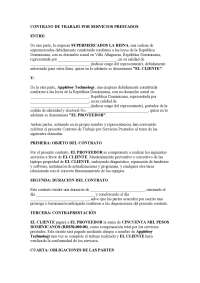 CONTRATO DE TRABAJO DE SERVICIOS PRESTADOS