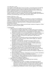 apuntes sobre la ley organica 2/2025