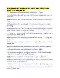 MRSO REVISION EXAMS QUESTIONS AND SOLUTIONS 2025/2026 GRADED A+