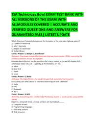 Technology Bowl Exam: Q&A Test Bank for Tech Competitions