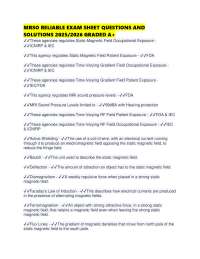 MRSO RELIABLE EXAM SHEET QUESTIONS AND SOLUTIONS 2025/2026 GRADED A+