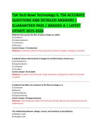 TSA Tech Bowl: Technology Questions and Answers 2025-2026