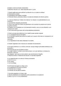 examen convocatoria ordinaria derecho mercantil año académico 2024-2025