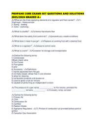 PROPANE CORE EXAMS SET QUESTIONS AND SOLUTIONS 2025/2026 GRADED A+