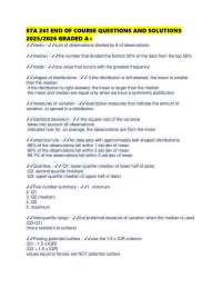 STA 261 CORE EXAM SET QUESTIONS AND SOLUTIONS 2025/2026 GRADED A+