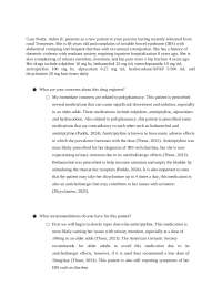 NSG 6020 Pharm Week 2 Case Study (South university)