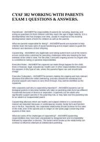 Parenting Styles: Exam Questions and Answers