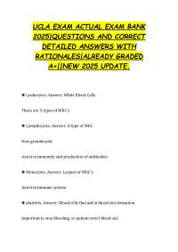 UCLA EXAM ACTUAL EXAM BANK 2025|QUESTIONS AND CORRECT DETAILED ANSWERS WITH RATIONALES|ALR