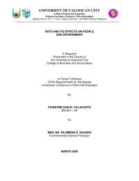 Environmental Science Research