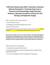 VTNE Exam Prep 2025: Veterinary Technician National Examination Practice Questions