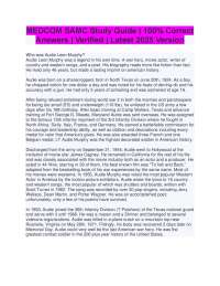 MEDCOM SAMC Study Guide | 100% Correct  Answers | Verified | Latest 2025 Version