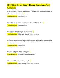 88M Red Book Exam Study Guide: Questions and Answers for Military Vehicle Operators