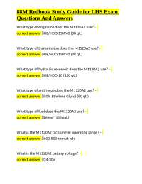 LHS Exam Study Guide: M1120A2 & A4 Questions and Answers
