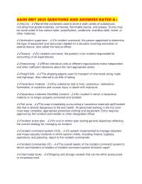 AAOS EMT 2025 QUESTIONS AND ANSWERS RATED A+