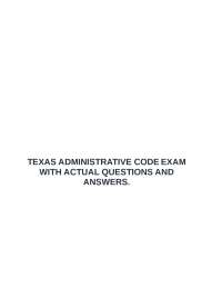 Texas Administrative Code: Key Definitions and Regulations