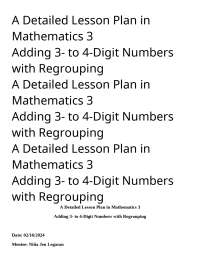 LESSON PLAN IN MATHEMATICS