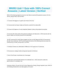 Genetics and Cell Biology Quiz with Verified Answers