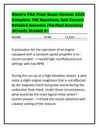FAA Exam Prep: 100 Verified Questions & Answers for Aviation Students