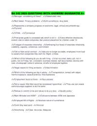 BA 342 2025 QUESTIONS WITH ANSWERS GUARANTEE A+