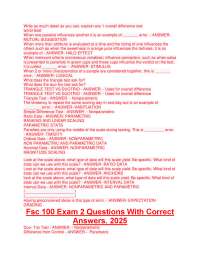 Fsc 100 Exam 2 Questions With Correct Answers..pdf