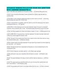 ADVANCED RIGGING EVALUATION EXAM 2025 QUESTIONS WITH ANSWERS GUARANTEE A+